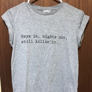 Grey Boyfriend T-Shirt